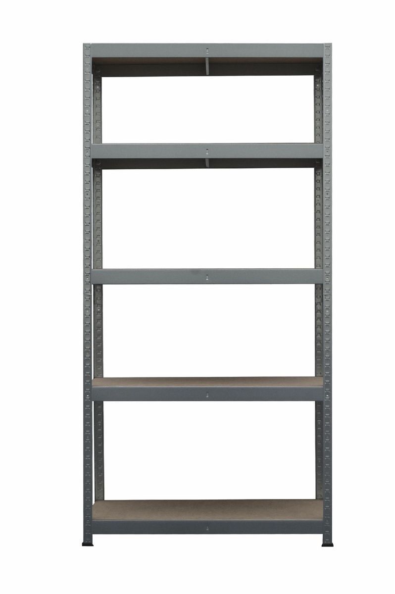 Стелаж 1800x900x450 мм 5 полиць ХДФ металевий оцинкований StahlPro Pure STALPRO_Pure-5P-180-90-45_200 фото