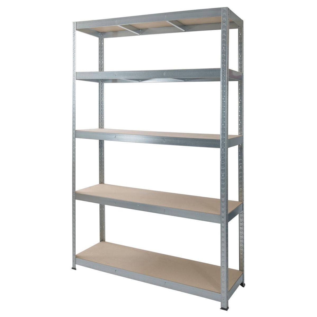 Стеллаж 1950x1000x600 мм 5 полок ХДФ металлический оцинкованный StahlPro Pure STALPRO_Pure-5P-195-100-60_150 фото
