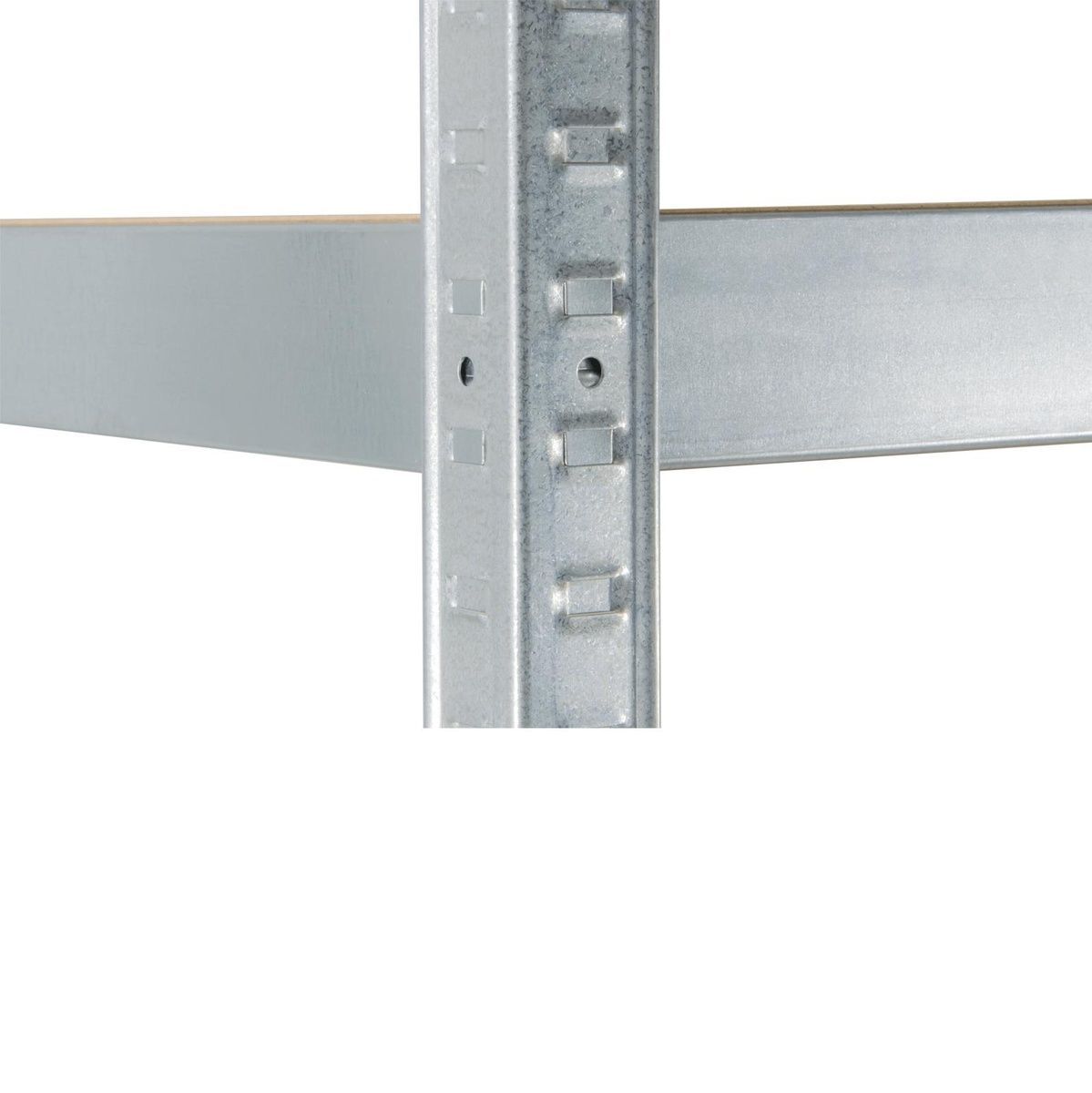 Стеллаж 1950x1000x600 мм 5 полок ХДФ металлический оцинкованный StahlPro Pure STALPRO_Pure-5P-195-100-60_150 фото