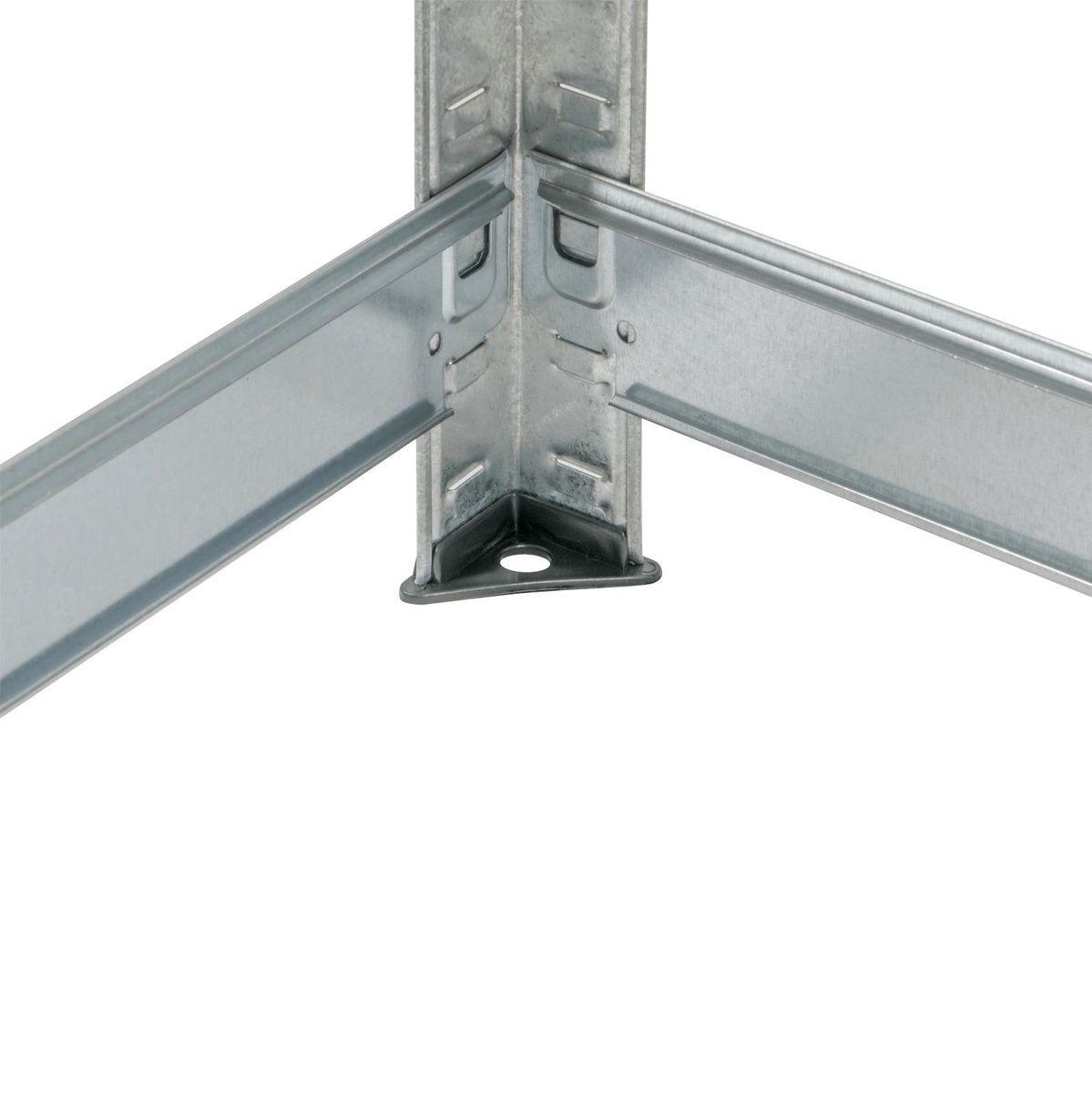 Стеллаж 1950x1000x600 мм 5 полок ХДФ металлический оцинкованный StahlPro Pure STALPRO_Pure-5P-195-100-60_150 фото