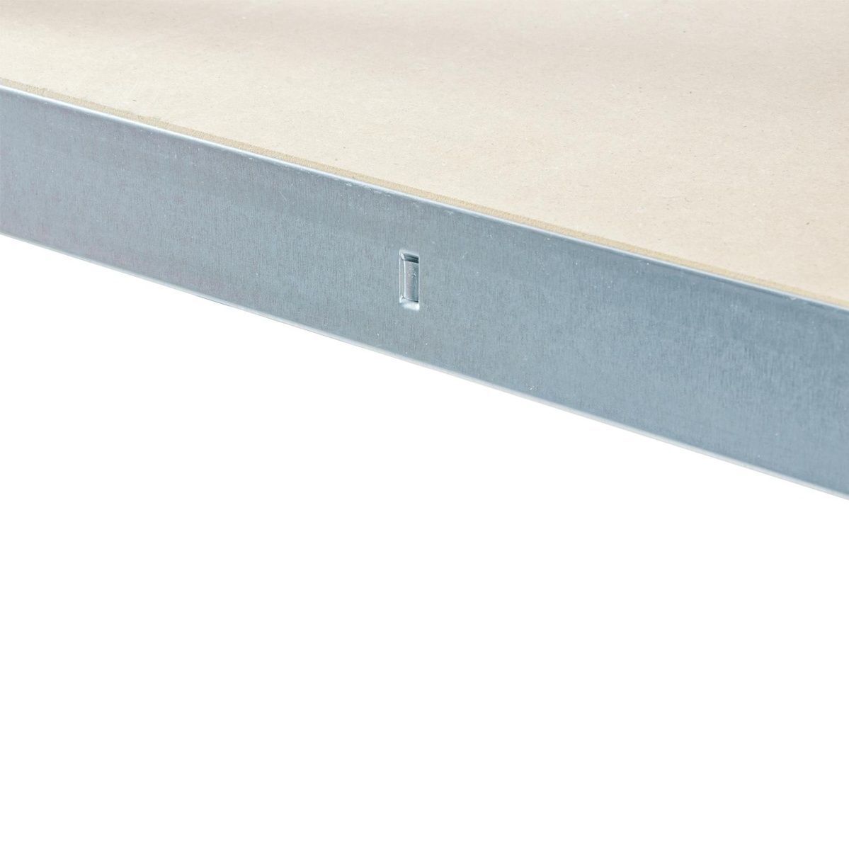 Стелаж 2250x1100x450 мм 5 полиць ХДФ металевий оцинкований StahlPro Pure STALPRO_Pure-5P-225-110-45_200 фото