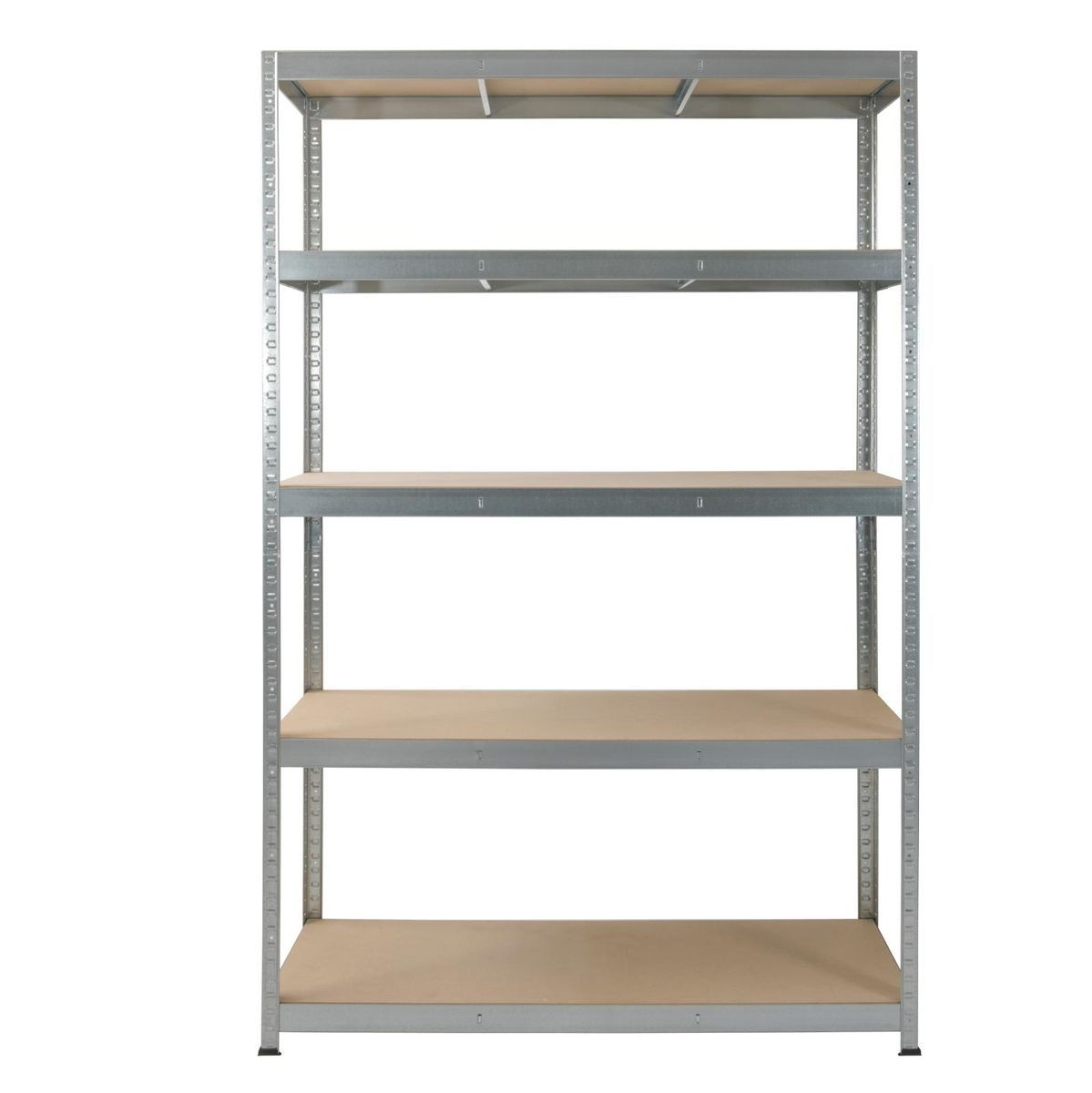 Стелаж 2250x1100x450 мм 5 полиць ХДФ металевий оцинкований StahlPro Pure STALPRO_Pure-5P-225-110-45_200 фото