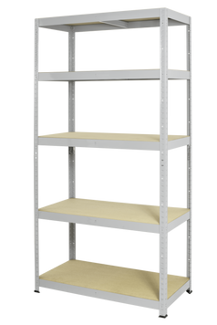 Стеллаж 1800x900x500 мм 5 полок ХДФ металлический крашеный StahlPro Spectrum STALPRO_Spectrum-5P-180-90-50W-175 фото