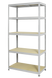 Стелаж 1800x900x500 мм 5 полиць ХДФ металевий фарбований StahlPro Spectrum STALPRO_Spectrum-5P-180-90-50W-175 фото 1